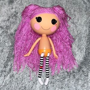 😈3/30$Lalaloopsy Loopy Hair Peanut Big Top Purple Yarn-Doll 12 inch Only Read